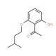 1-[2-Hydroxy-6-(3-methylbutoxy)phenyl]ethan-1-one (CAS 249278-25-9) - chemical structure image