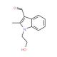 1-(2-Hydroxy-ethyl)-2-methyl-1H-indole-3-carbaldehyde - chemical structure image