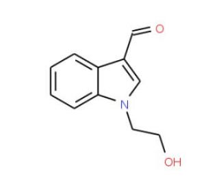 1-(2-Hydroxyethyl)-1H-indole-3-carbaldehyde - chemical structure image