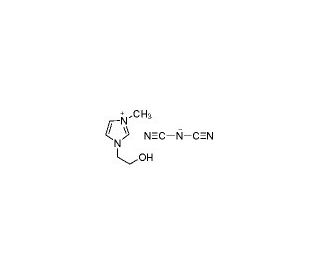 1-(2-Hydroxyethyl)-3-methylimidazolium dicyanamide (CAS 1186103-47-8) - chemical structure image
