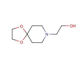 1-(2-Hydroxyethyl)-4-piperidone ethylene ketal (CAS 37443-73-5) - chemical structure image