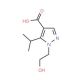 1-(2-hydroxyethyl)-5-isopropyl-1H-pyrazole-4-carboxylic acid - chemical structure image
