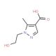1-(2-hydroxyethyl)-5-methyl-1H-pyrazole-4-carboxylic acid - chemical structure image