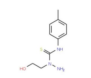 1-(2-Hydroxyethyl)-N-(4-methylphenyl)-hydrazinecarbothioamide - chemical structure image