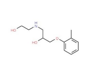 1-(2-Hydroxyethylamino)-3-o-tolyloxy-propan-2-ol - chemical structure image