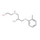 1-(2-Hydroxyethylamino)-3-o-tolyloxy-propan-2-ol - chemical structure image