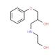 1-(2-Hydroxyethylamino)-3-phenoxy-propan-2-ol (CAS 29607-93-0) - chemical structure image