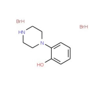 1-(2-Hydroxyphenyl)piperazine dihydrobromide (CAS 58260-69-8) - chemical structure image