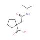 1-[2-(isopropylamino)-2-oxoethyl]cyclopentanecarboxylic acid - chemical structure image