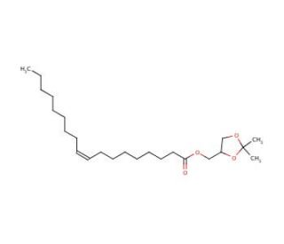 1,2-Isopropylidene-3-oleoyl-sn-glycerol (CAS 33001-45-5) - chemical structure image