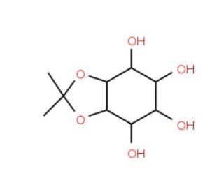 1,2-Isopropylidene-D,L-myo-inositol - chemical structure image