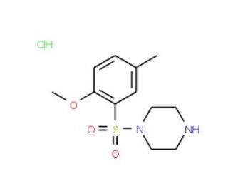 1-(2-Methoxy-5-methyl-benzenesulfonyl)-piperazinehydrochloride - chemical structure image