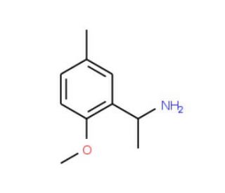 1-(2-methoxy-5-methylphenyl)ethanamine (CAS 104338-22-9) - chemical structure image