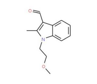 1-(2-Methoxy-ethyl)-2-methyl-1H-indole-3-carbaldehyde - chemical structure image