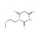 1-(2-Methoxy-ethyl)-2-thioxo-dihydro-pyrimidine-4,6-dione - chemical structure image