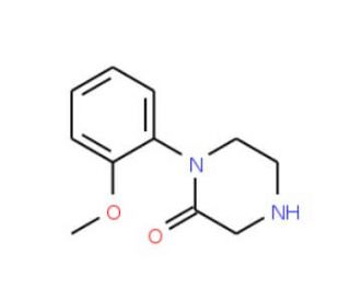 1-(2-Methoxy-phenyl)-piperazin-2-one - chemical structure image