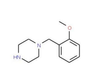 1-(2-methoxybenzyl)piperazine (CAS 55037-81-5) - chemical structure image