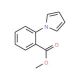 1-(2-Methoxycarbonylphenyl)pyrrole (CAS 10333-67-2) - chemical structure image