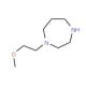 1-(2-methoxyethyl)-1,4-diazepane (CAS 927802-38-8) - chemical structure image