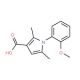 1-(2-methoxyphenyl)-2,5-dimethyl-1H-pyrrole-3-carboxylic acid - chemical structure image