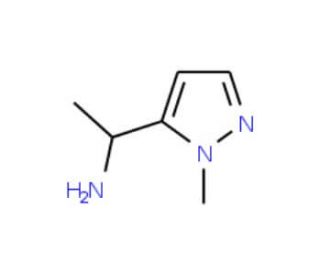1-(2-Methyl-2H-pyrazol-3-yl)-ethylamine - chemical structure image