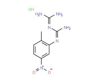 1-(2-Methyl-5-nitrophenyl)biguanide hydrochloride - chemical structure image