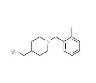 [1-(2-Methylbenzyl)piperidin-4-yl]methylamine - chemical structure image