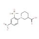 1-[2-(Methylsulfonyl)-4-nitrophenyl]piperidine-3-carboxylic acid - chemical structure image