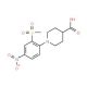 1-[2-(Methylsulfonyl)-4-nitrophenyl]piperidine-4-carboxylic acid - chemical structure image