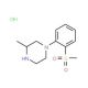 1-[2-(Methylsulfonyl)phenyl]-3-methylpiperazinehydrochloride - chemical structure image