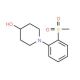 1-[2-(Methylsulfonyl)phenyl]piperidin-4-ol - chemical structure image