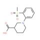 1-[2-(Methylsulfonyl)phenyl]piperidine-3-carboxylic acid - chemical structure image
