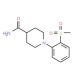 1-[2-(Methylsulfonyl)phenyl]piperidine-4-carboxamide - chemical structure image