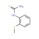 1-[2-(Methylthio)phenyl]-2-thiourea (CAS 59084-10-5) - chemical structure image