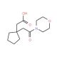 [1-(2-Morpholin-4-yl-2-oxo-ethyl)-cyclopentyl]-acetic acid - chemical structure image