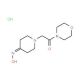 1-(2-morpholin-4-yl-2-oxoethyl)piperidin-4-one oxime hydrochloride - chemical structure image