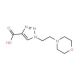1-[2-(morpholin-4-yl)ethyl]-1H-1,2,3-triazole-4-carboxylic acid - chemical structure image