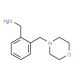 1-[2-(morpholin-4-ylmethyl)phenyl]methanamine (CAS 91271-82-8) - chemical structure image