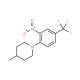 1-[2-Nitro-4-(trifluoromethyl)phenyl]-4-methylpiperidine - chemical structure image