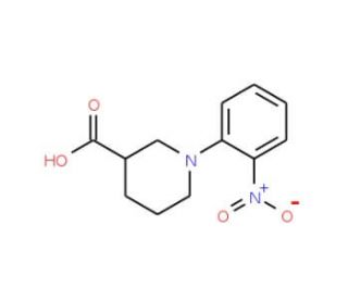 1-(2-Nitrophenyl)piperidine-3-carboxylic acid - chemical structure image