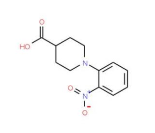 1-(2-Nitrophenyl)piperidine-4-carboxylic acid - chemical structure image