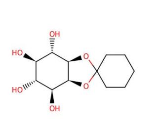 1,2-O-Cyclohexylidene-myo-inositol (CAS 6763-47-9) - chemical structure image