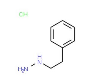 1-(2-phenylethyl)hydrazine hydrochloride - chemical structure image
