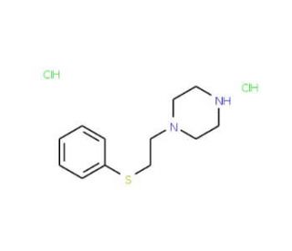 1-[2-(phenylthio)ethyl]piperazine dihydrochloride - chemical structure image