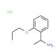 1-(2-Propoxyphenyl)-1-ethanamine hydrochloride - chemical structure image