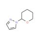 1-(2-Tetrahydropyranyl)-1H-pyrazole (CAS 449758-17-2) - chemical structure image