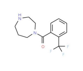 1-[2-(trifluoromethyl)benzoyl]-1,4-diazepane - chemical structure image