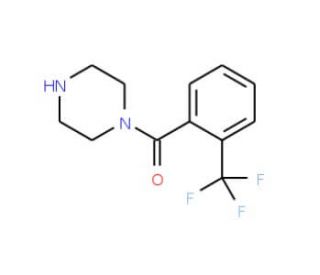 1-[2-(trifluoromethyl)benzoyl]piperazine (CAS 179534-78-2) - chemical structure image