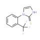 1-[2-(Trifluoromethyl)phenyl]imidazoline-2-thione (CAS 25372-17-2) - chemical structure image