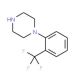 1-[2-(Trifluoromethyl)phenyl]piperazine (CAS 63854-31-9) - chemical structure image